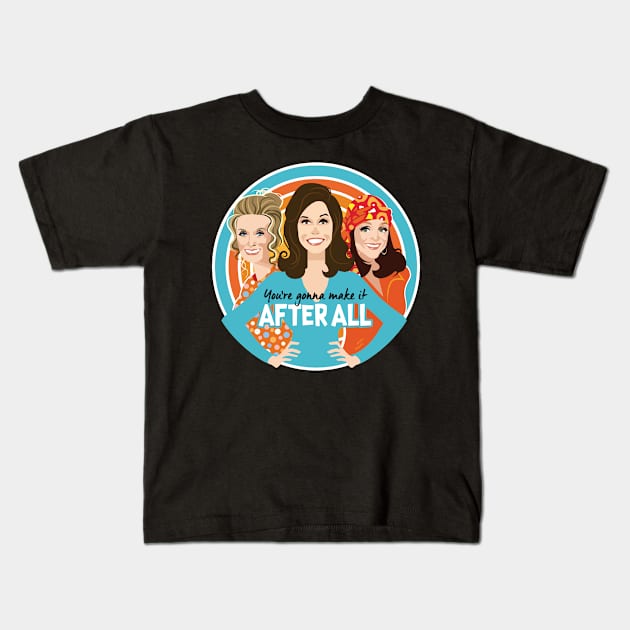 mary_tyler_moore_o Kids T-Shirt by via starbucks